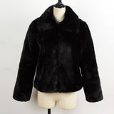 Women Fur Jacket Fashion Plush Coat