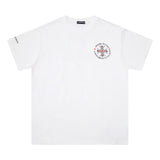 CHH Chrome Heart T Shirts Red Cross Sanskrit Letter Short Sleeve T-Shirt