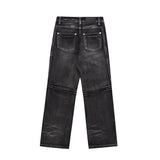 Men Jeans Personality Distressed Stitching