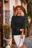 Women Pullover Sweater Fashion High Collar Pullover Knitted Sweater