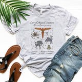 Magic School T-shirt Magical Creatures Graphic Tee Vintage