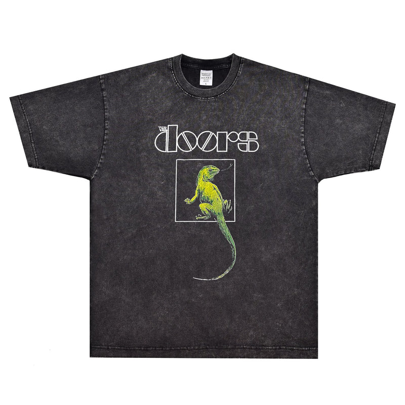 Rock Star T Shirt Gate Band T-shirt Rock American Retro Loose Street Style Short Sleeve