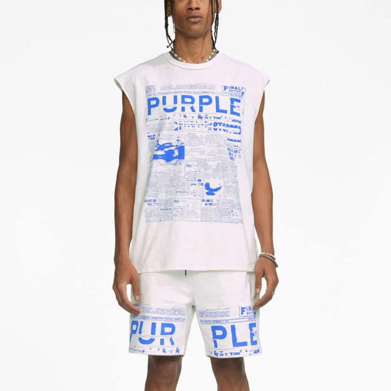 Purple Brand Tank T Shirts Sleeveless T-shirt Vest