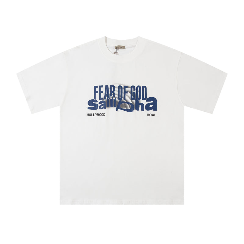 Fog Essentials T Shirts Spring/Summer FOG Joint Crew Neck Short Sleeves