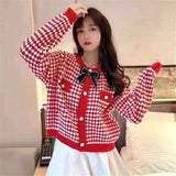 Women Knitted Cardigan Short Chic Sweater