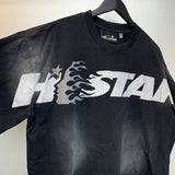 Hellstar T Shirt Vintage Old Loose Casual Short Sleeve T-Shirt