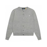 Ralph Lauren Knitted sweaters RL Crew Neck Embroidered Logo Knitted Cardigan Long Sleeves