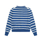 Ralph Lauren Knitted sweaters RL striped crew neck embroidered logo knitted cardigan long sleeves