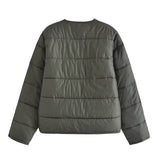 Women Cotton Coat Retro Simple Jacket