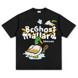 Unisex T Shirt Top Loose Short Sleeve