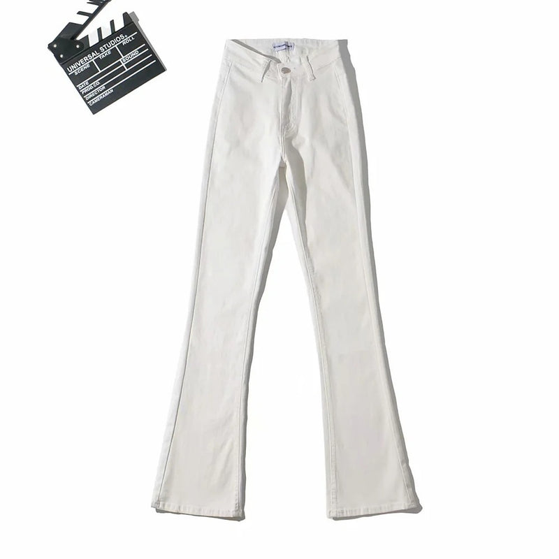 Women Jeans Hot Girl Horn Denim Slimming