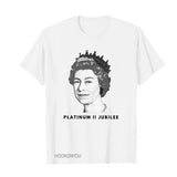 Inspired by Queen's Platinum Jubilee 2022 Elizabeth 70 Years T-shirt Figure Short Sleeve T-shirt