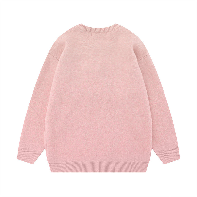 Men Sweater Crew Neck Sweater Men's XINGX Jacquard
