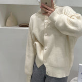 Women Knitted Cardigan Loose Casual Cute Style
