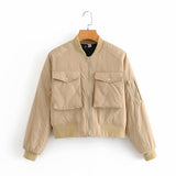 Women Cotton Coat Fashion Baseball Uniform with Cotton