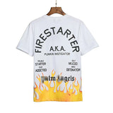 Palm Angle T Shirts Palm Angels Flame Print T-shirt