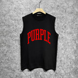 Purple Brand Tank T Shirts Sleeveless T-shirt Vest