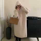 Women Pullover Sweater Knitted Dress Loose