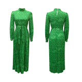 Women Dress Women's Printed Pleated Dress