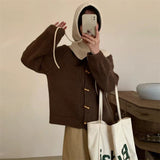 Women Knitted Cardigan Loose Slimming