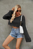 Women Pullover Sweater Fashion Short Knitted Sweater
