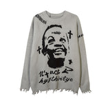 Women Sweater Loose Hole Couple Sweater