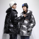 Women Cotton Coat Winter Couple Casual Thickening Thermal Cotton Coat