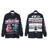 Hellstar long-sleeve T-shirt autumn, loose long-sleeve T-shirt