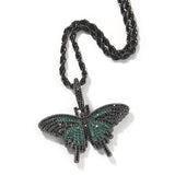 Jewelry mini butterfly pendant necklaceNecklaces Crosses Spectrum Necklaces Animal