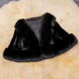 Women Fur Jacket Elegant Plush Shawl