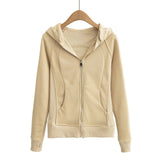 Women Hoodie Slimming Youthful-Looking Casual Jacket
