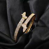 Bracelet Africa Map Bracelet Men's Miniature Zircon Light Luxury Spectrum St. Valentine's