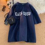Men T Shirt Simple All-Match round Neck Loose