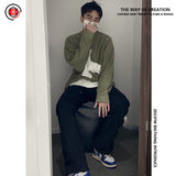 Kapital Sweater Hida Hehong Cross Pattern Ripped round Neck Sweater Pullover Long Sleeve Sweater