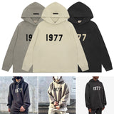 Fear of God Essentials 1977 Knit Hoodie Knitted Long Sleeve Sweater Men's Hooded
