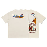 Unisex T-Shirt Spring/Summer Print Short Sleeve T-Shirt