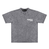 Purple Brand Distressed T Shirts Short Sleeve