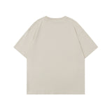 Fog Essentials T Shirts Spring/Summer FOG Flocking Letter Pattern Crew Neck Short Sleeves