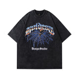 Men T-Shirt Retro Distressed Idle Style