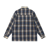 Men Long Sleeve T Shirt Men's Spring and Autumn Loose Lapels Shirt Coat