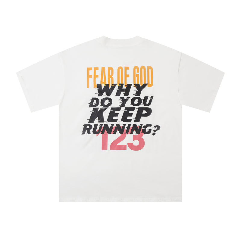 Fog Essentials T Shirts Spring/Summer FOG Joint Crew Neck Short Sleeves