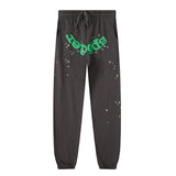 Sp5der Hoodie & Sweatpants 2 Piece Set Spider Web Leisure Sports