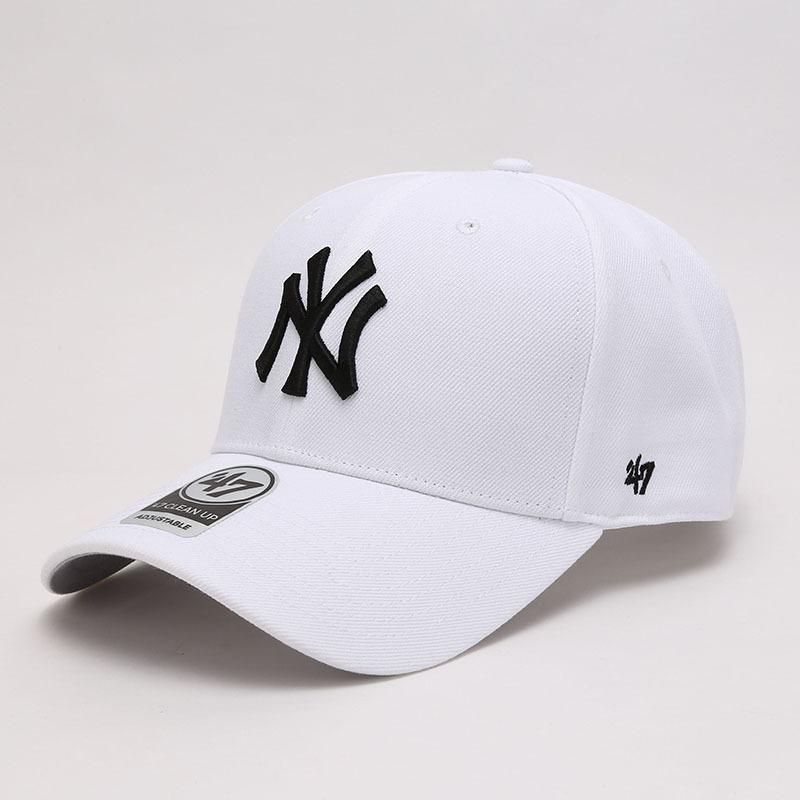 Dodgers and Yankees Baseball Cap 47 Baseball Hat Men's Casual Velcro Women's White