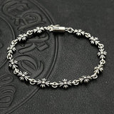 Chrome Heart Bracelet Men's and Women's Sterling Silver Vintage