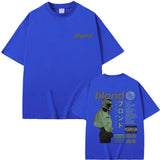 Rapper Frank Double Sided Print T Shirt Rap Men's Blond