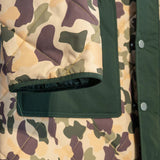 Palm Angels Jacket Camouflage Hooded Cotton Jacket Men and Women Loose