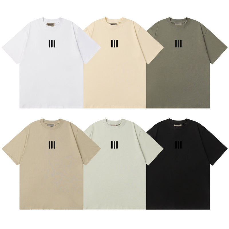 Fog Essentials T Shirts Spring/Summer FOG Joint Collection Pattern Crew Neck Pullover Short Sleeve