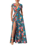 Women Dress Summer Fashion Sexy Slit Dress