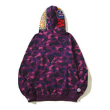 Ape Hoodie Camouflage Alphabet Double Hat Sweater Autumn Winter