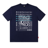Men T-Shirt Rose Floral Print Oversize All-Match Loose